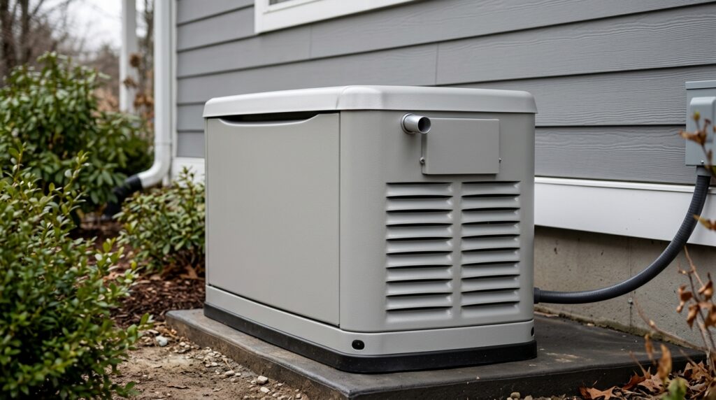 Home generator installed