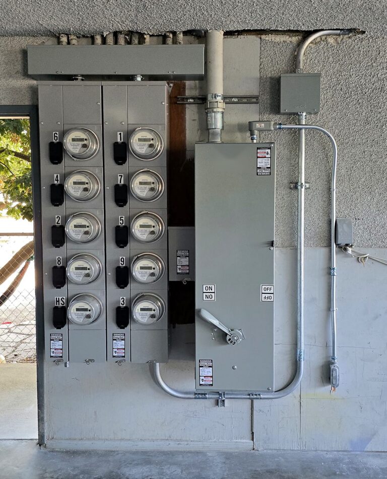 New apartment meter center after the Volta Electric upgrade