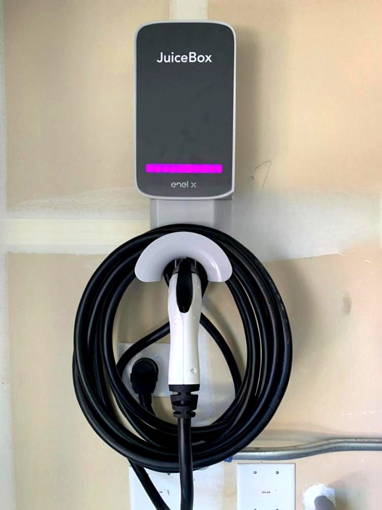 JuiceBox Level 2 EV charger installed by Volta Electric