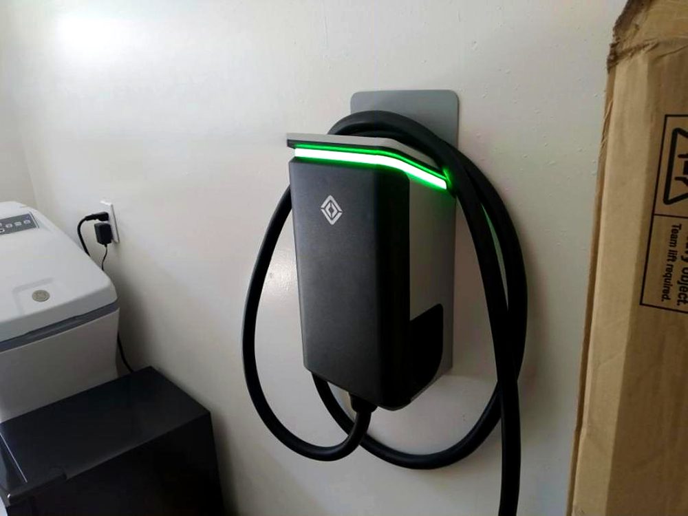 Level 2 EV charger installation by Volta Electric